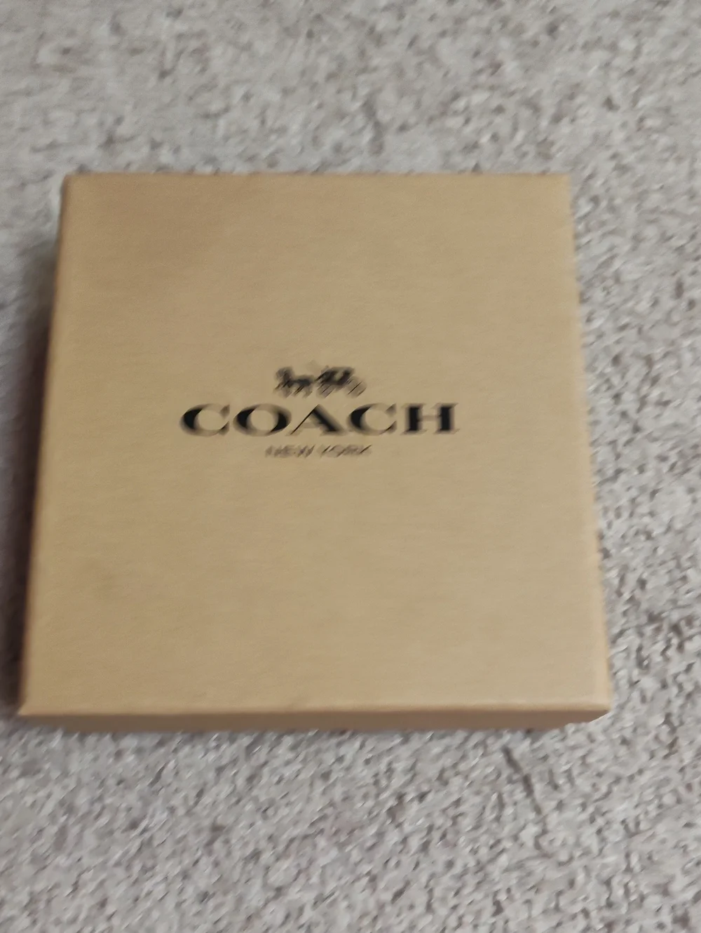Coach Signature Dog Collar Leather Small Medium NIB Black With Bone Charm W/Box